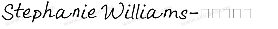 Stephanie Williams字体转换